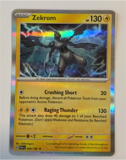 2023 Pokémon SV04: Paradox Rift #066 Zekrom — front