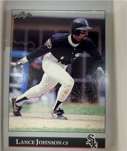1992 Leaf #237 Lance Johnson — front