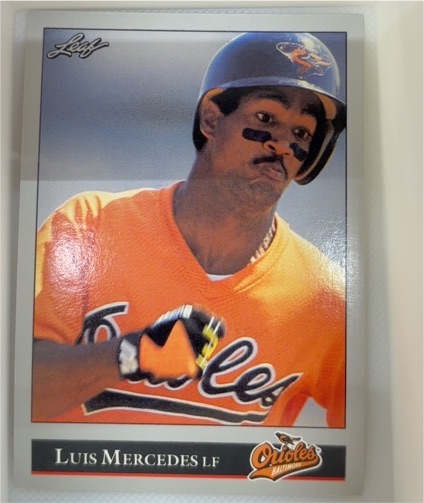 1992 Leaf #130 Luis Mercedes — front
