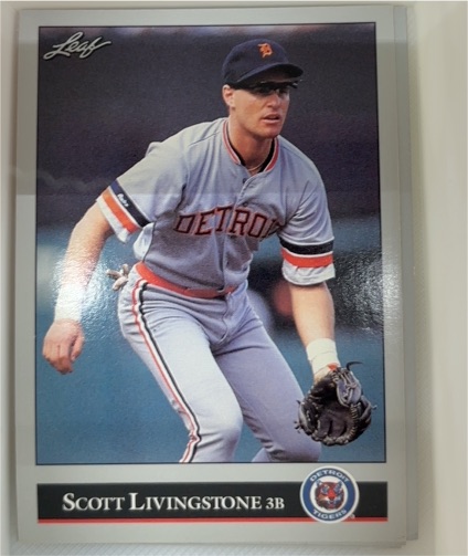 1992 Leaf #127 Scott Livingstone — front