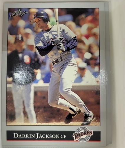 1992 Leaf #129 Darrin Jackson — front