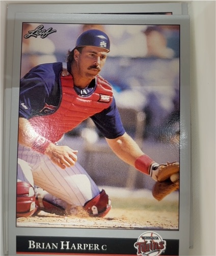 1992 Leaf #131 Brian Harper — front