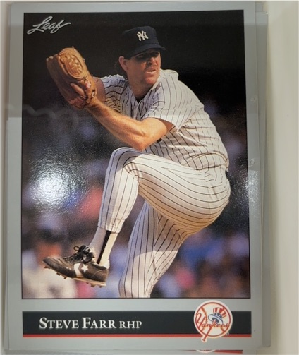 1992 Leaf #20 Steve Farr — front