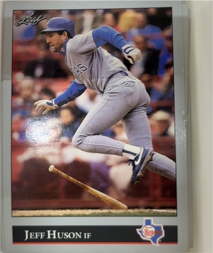 1992 Leaf #251 Jeff Huson — front