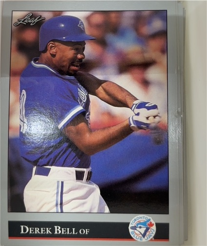 1992 Leaf #243 Derek Bell — front