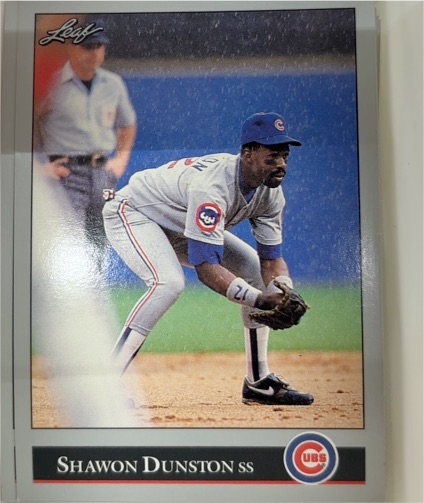 1992 Leaf #249 Shawon Dunston — front