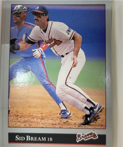 1992 Leaf #242 Sid Bream — front