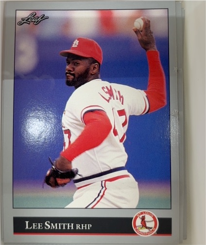 1992 Leaf #254 Lee Smith — front