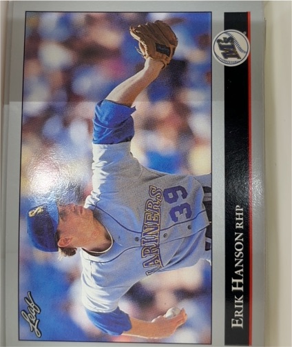 1992 Leaf #23 Erik Hanson — front