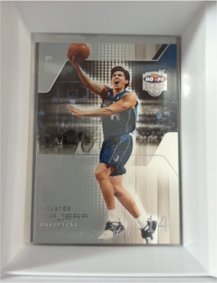 2002-03 NBA Hoops Stars #92 Eduardo Najera — front