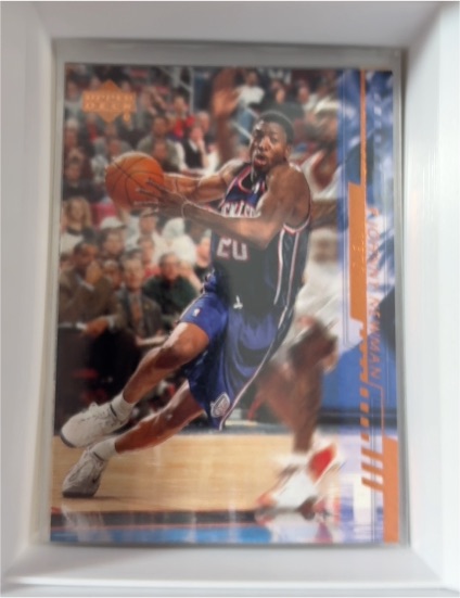 2000-01 Upper Deck #108 Larry Hughes — front