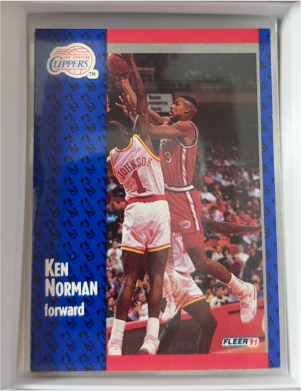 1991-92 Fleer #93 Ken Norman — front