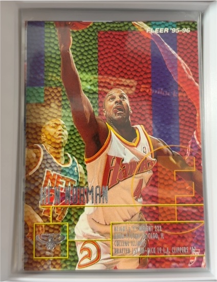 1995-96 Fleer #6 Ken Norman — front