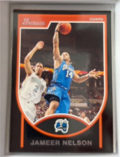 2007-08 Bowman #14 Jameer Nelson — front