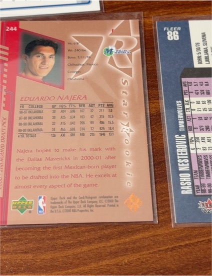 2000 Upper Deck #244 Eduardo Najera — front