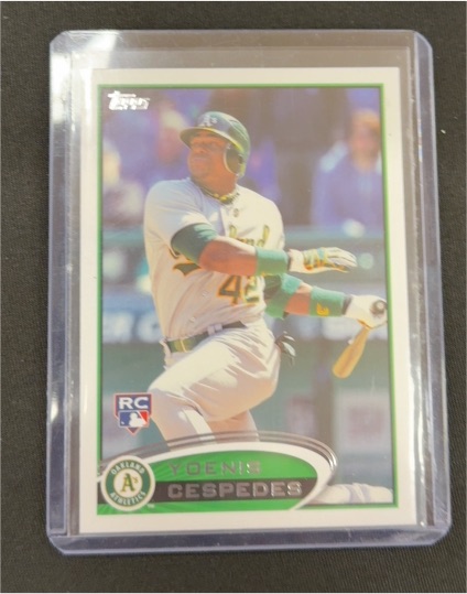 2012 Topps #396 Yoenis Cespedes — front