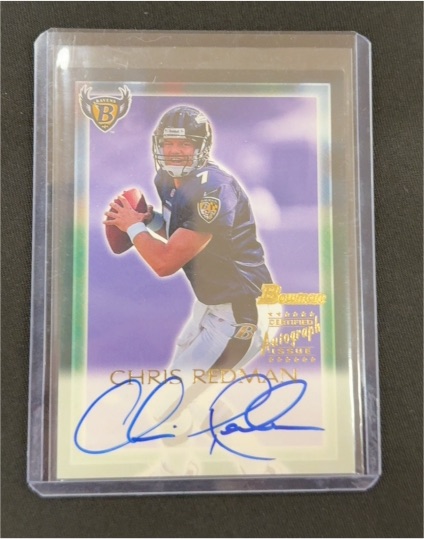2000 Bowman Certified Autograph Issue #CR Chris Redman — front