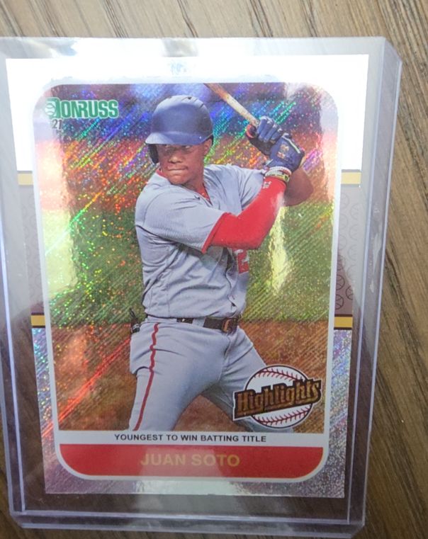 2021 Donruss Highlights Rapture #HI3 Juan Soto — front