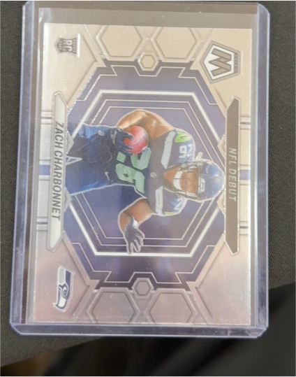 2023 Panini Mosaic NFL Debut #ND-11 Zach Charbonnet — front