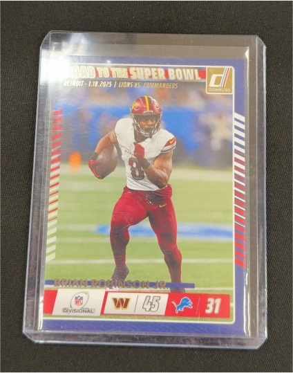 2025 Donruss #2 Brian Robinson Jr Road to the Super Bowl — front