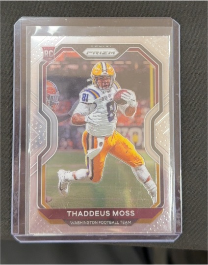 2020 Panini Prizm #386 Thaddeus Moss — front