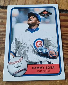 2001 Fleer Platinum #389 Sammy Sosa — front