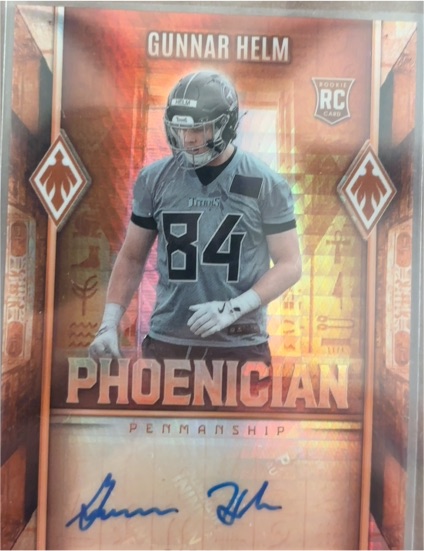 2025 Panini Phoenix #PHP-GHM Gunnar Helm Phoenician Penmanship — front
