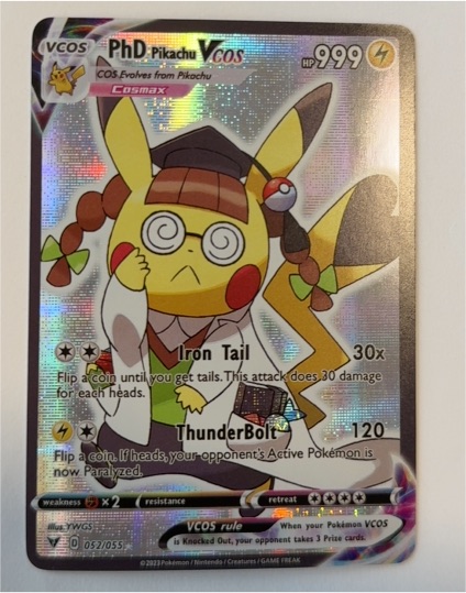 2023 VCOS #052 PhD Pikachu — front