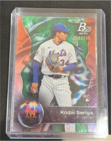 2023 Bowman Platinum #78 Kodai Senga Rookie RC New York Mets — front