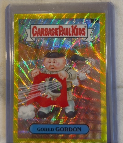 2021 Topps Garbage Pail Kids Chrome Series 4 #166a Gored Gordon — front