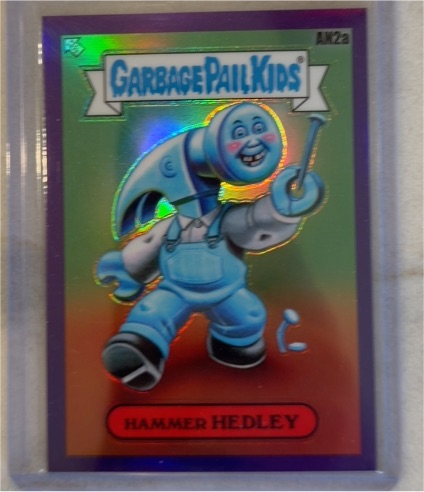 2021 Topps Garbage Pail Kids Chrome Series 4 #AN2a Hammer Hedley — front