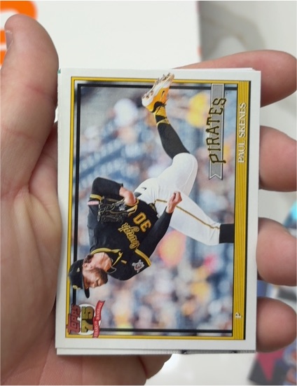 2026 Topps Series 1 1991 #T91-50 Paul Skenes — front