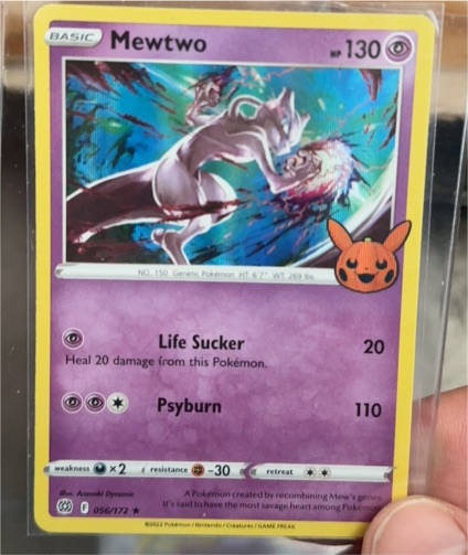 2022 Pokémon #056 Mewtwo — front