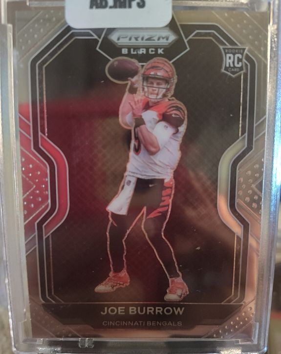 2020 Panini Prizm Black #PB-1 Joe Burrow — front