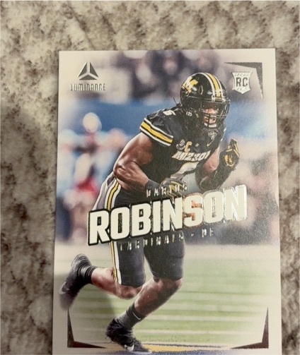 2024 Panini Luminance #124 Darius Robinson RC Arizona Cardinals — front