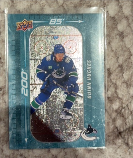 2023-24 Upper Deck 200' x 85' #DM60 Quinn Hughes — front