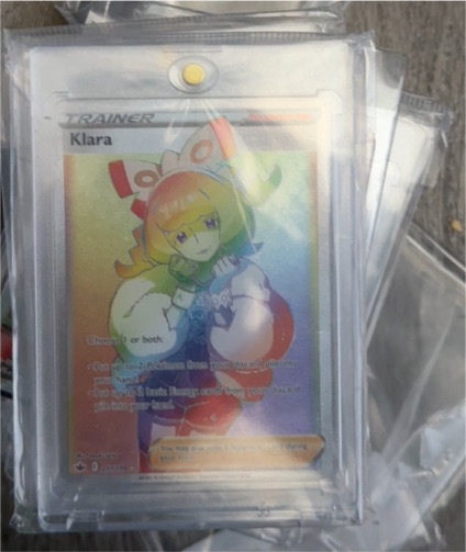 2021 Pokémon Sword & Shield Chilling Reign #217 Klara — front