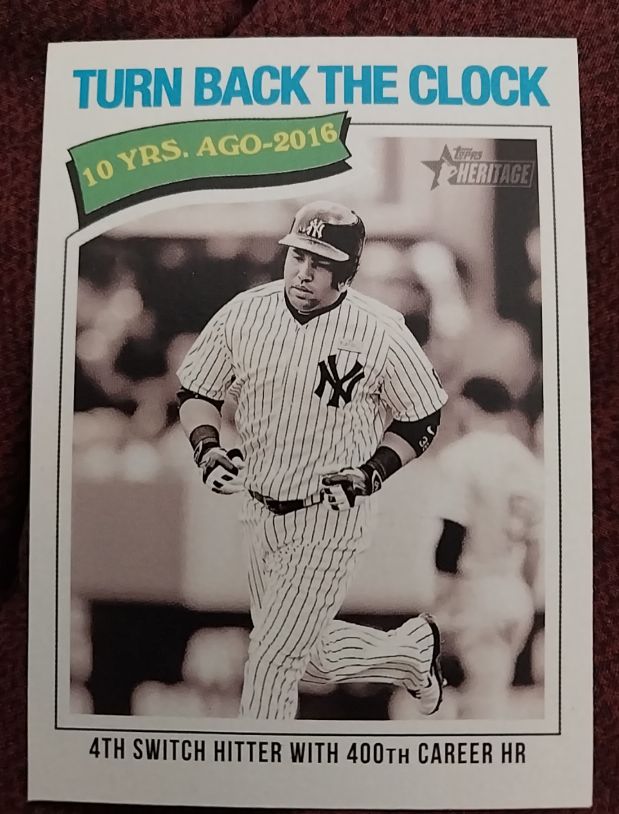 2026 Topps Heritage #334 Carlos Beltran Turn Back The Clock — front