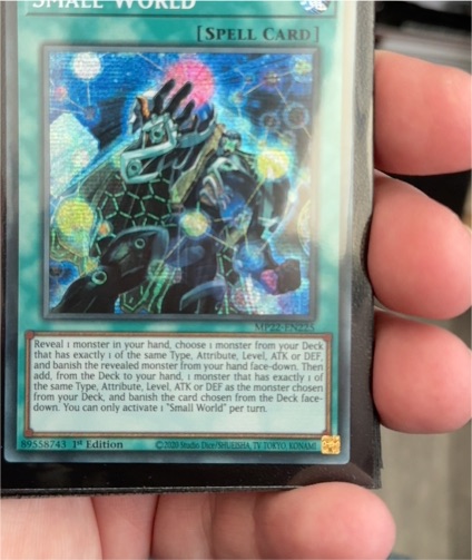 2020 Yu-Gi-Oh! RA01-EN067 Small World — front