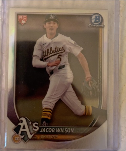 2025 Bowman Chrome #9 Jacob Wilson — front