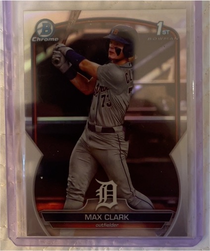 2023 Bowman Draft Chrome #BDC-76 Max Clark — front