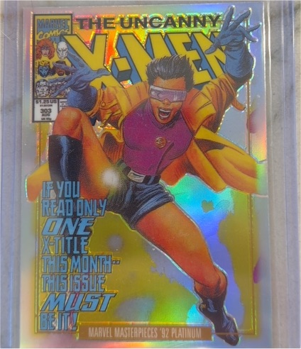 2024 Marvel Masterpieces '92 Platinum #303 Jubilee — front