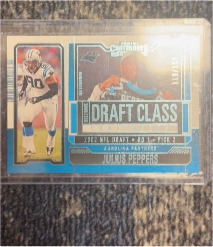 2023 Panini Contenders Historic Draft Class Contenders #HDC-JP Julius Peppers — front