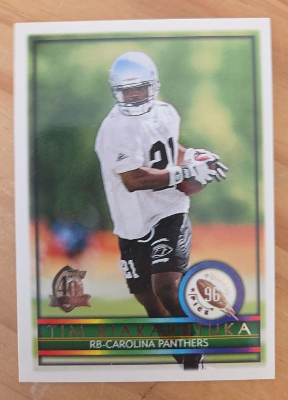 1996 Topps #427 Tim Biakabutuka — front