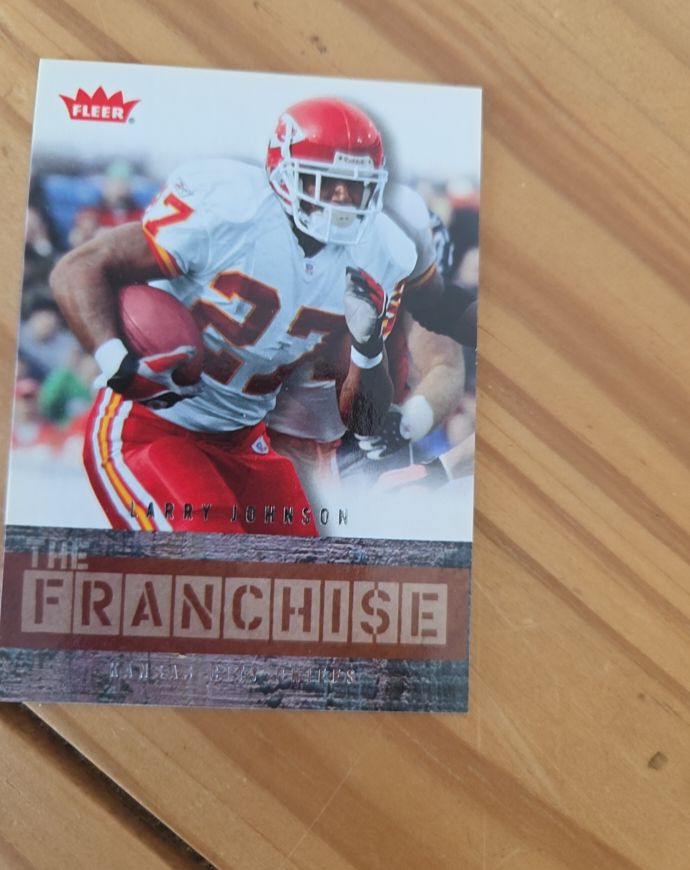 2006 Fleer The Franchise #TF-LJ Larry Johnson — front