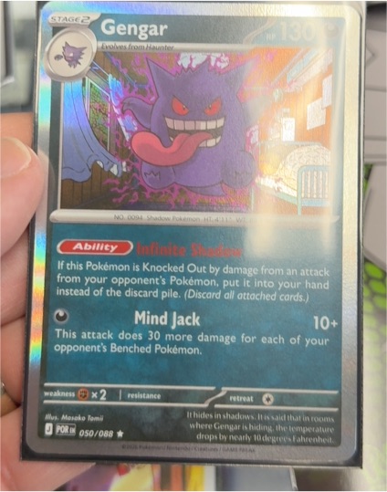 2023 Pokémon Perfect Order #050 Gengar — front