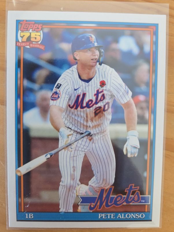2026 Topps Series 1 1991 #T91-12 Pete Alonso — front