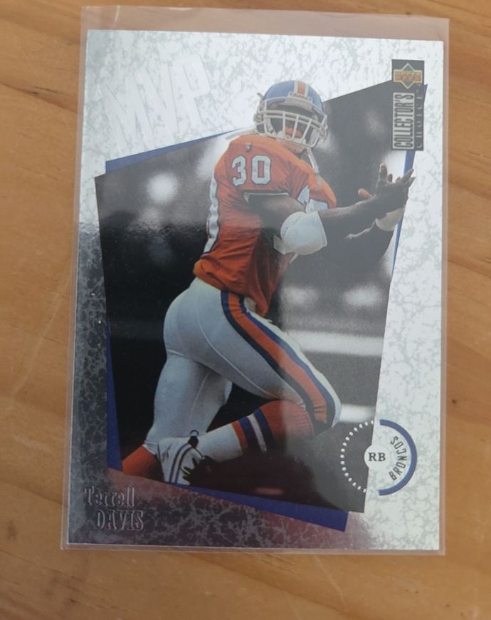 1996 Upper Deck Collector's Choice MVP #M14 Terrell Davis — front