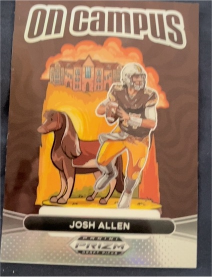 2025 Panini Prizm Draft Picks On Campus #OC-JAN Josh Allen — front