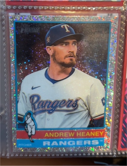 2025 Topps Heritage #55 Andrew Heaney — front